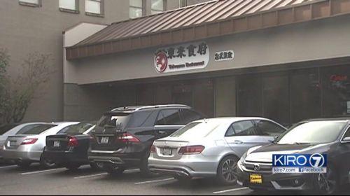 中国侨网“东来食府”餐馆外景图(美国《侨报》援引KIRO 7电视台资料图)