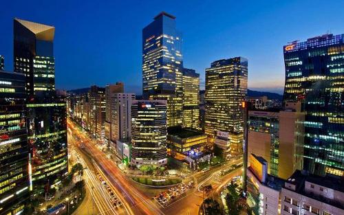中国侨网首尔夜景(韩联社)