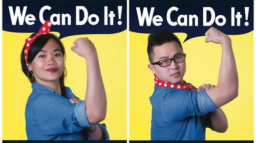中国侨网墨尔本留学生希望求职时获得平等对待，在街头挂上海报。（澳洲新快网援引SBS）