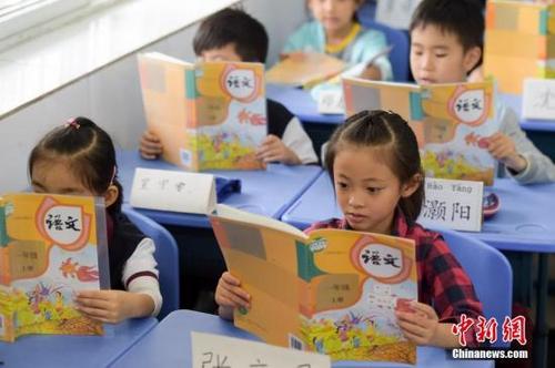 中国侨网小学生在上课(资料图)。 中新社记者 张娅子 摄  