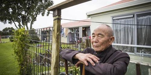 中国侨网Lu Qing Zhai老人。(新西兰先驱报中文网)