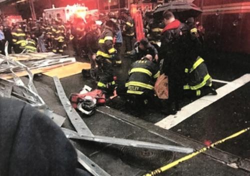 中国侨网事发现场。(美国《世界日报》/俞姝含 翻摄)