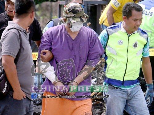 中国侨网凶手被马来西亚警方逮捕。(马来西亚《中国报》)