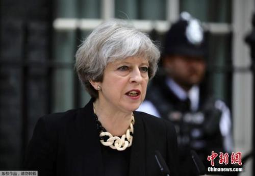 中国侨网资料图:英国首相特蕾莎·梅。