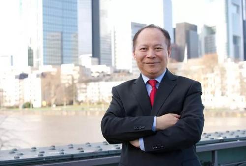 中国侨网德国法兰克福市长华裔竞选人杨明。（《欧洲时报》德国版微信公众号）