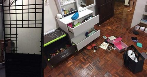 中国侨网被盗住家。(马来西亚《诗华日报》资料图)
