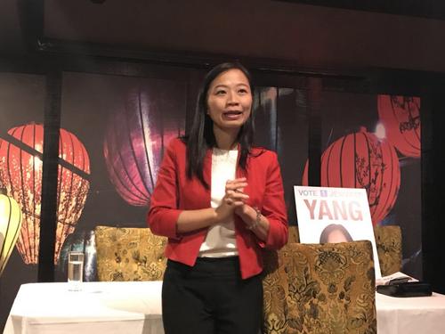 中国侨网澳大利亚墨尔本市市长候选人杨千慧 (澳洲网)