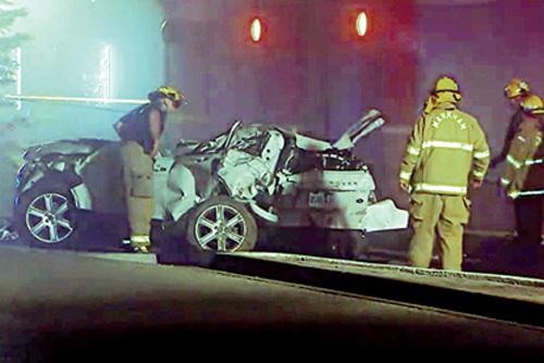 中国侨网潘晶晶饮酒后高速驾驶失控,导致两名乘客友人一死一伤。(加拿大《星岛日报》资料图片)