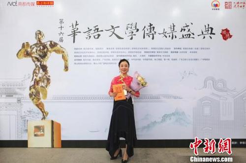 中国侨网资料图:严歌苓。 程景伟 摄