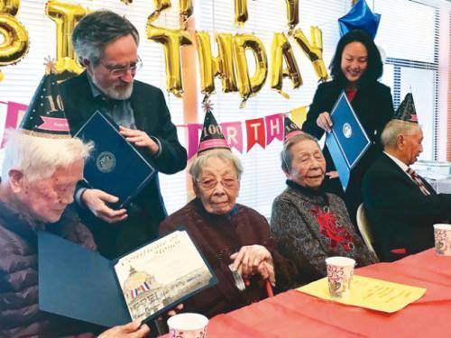 中国侨网庆生会现场。(图片来源:美国《世界日报》记者 李秀兰 摄)