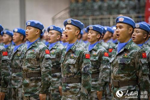 中国侨网中国第十七批赴黎巴嫩维和部队出征在即