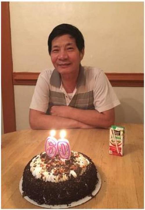 中国侨网刚过完60岁生日的陈建生,2017年除夕夜在住家小区抓“精灵宝贝”被保安开枪杀死。(美国《世界日报》/陈建生家属供图)