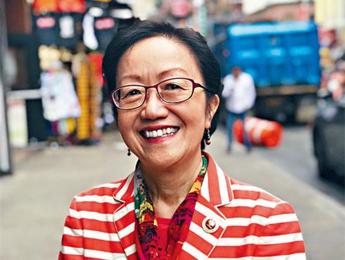 中国侨网陈倩雯。(图片来源:美国《星岛日报》)
