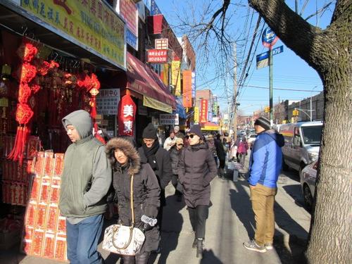 中国侨网布鲁克林年来有愈来愈多福州移民迁入。(图片来源：美国《世界日报》/颜嘉莹摄)