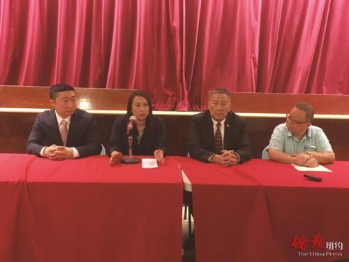 中国侨网侨社代表狠批市政府监狱新址确定缺乏透明度和社区参与度。(纽约《侨报》/张晶 摄)