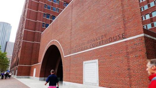中国侨网亚裔控告哈佛大学招生歧视案在美国波士顿联邦法院进行第二周庭审。（美国《世界日报》／唐嘉丽 摄）