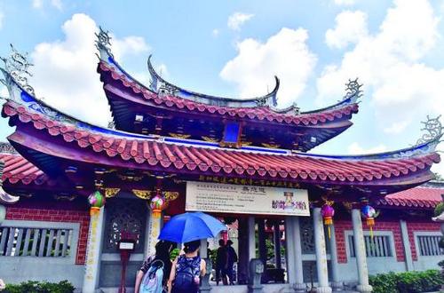中国侨网在新加坡，中式的建筑随处可见。
