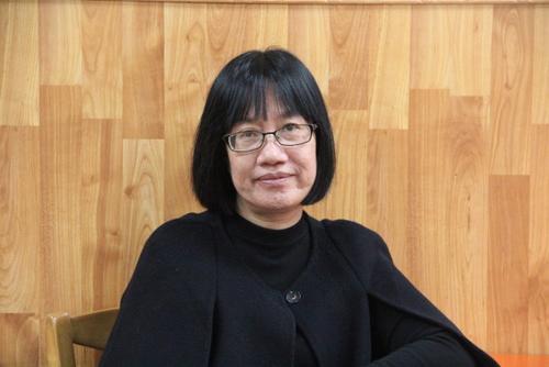 中国侨网广东五邑大学的谭金花副教授访湾区,参加斯坦福大学活动。(美国《世界日报》/李晗 摄)