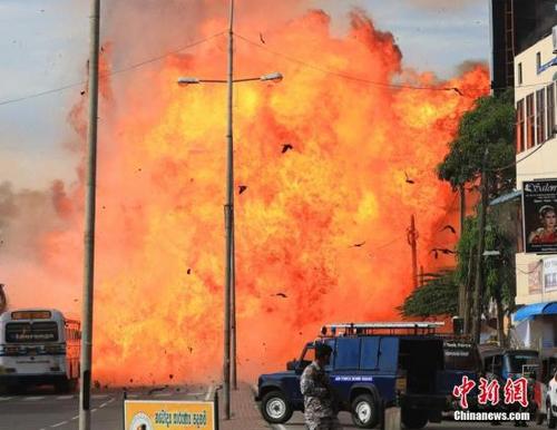 中国侨网资料图：斯里兰卡发生爆炸。 图片来源：东方IC 版权作品 请勿转载  