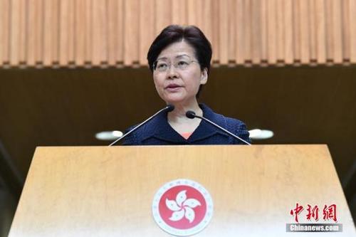 中国侨网资料图：香港特区行政长官林郑月娥。中新社记者 麦尚旻 摄