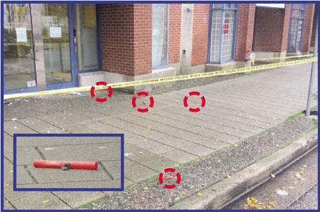 加拿大温哥华华埠现绑管状物可疑包裹警方封街引爆