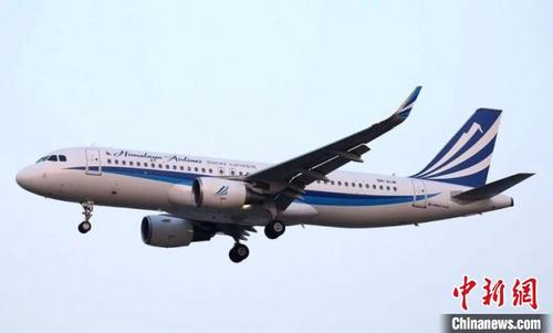 中国侨网图为执飞飞机机型。贵阳龙洞堡国际机场供图