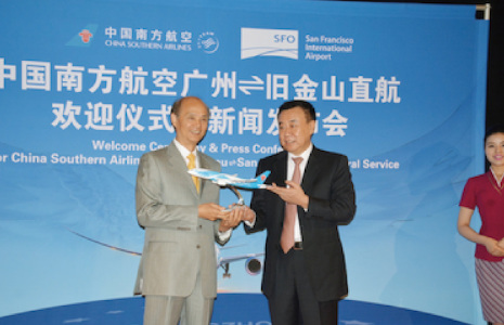 中国侨网-中国南方航空公司开通旧金山直飞广