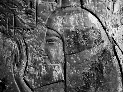 埃及法老图坦卡蒙乳母浮雕画像。
