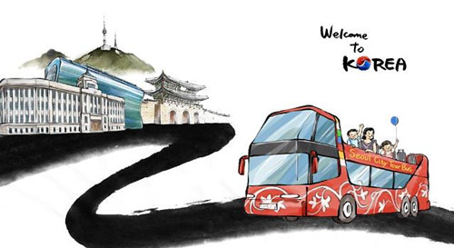 首尔环城旅游大巴