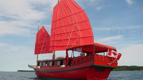 加拿大男子花七年寻觅中国古帆船 拟开发旅游项目