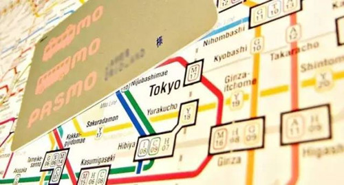 中国侨网粉色的PASMO。(日本中文导报微信公众号)