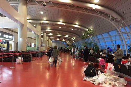 中国侨网济州机场国际航班候机大厅