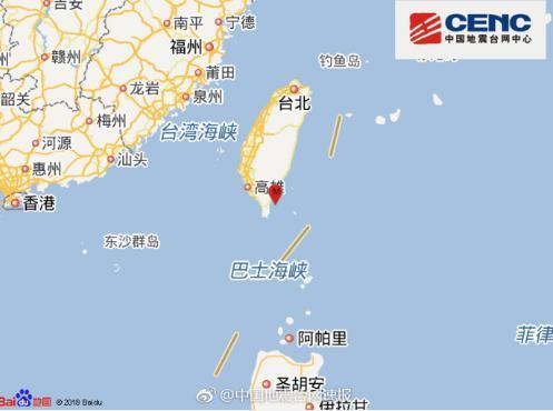 中国侨网    图片来自于国家地震台网官方微博。