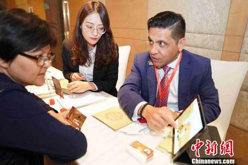 中国侨网活动现场。 潘旭临 摄