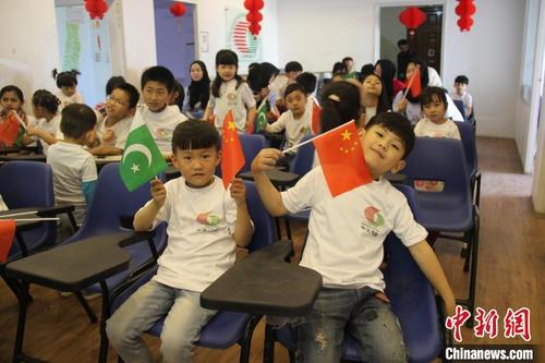 中国侨网成立于2013年的巴基斯坦中巴教育文化中心，是目前巴基斯坦最大的汉语言教育文化机构。（资料图）　马斌 摄