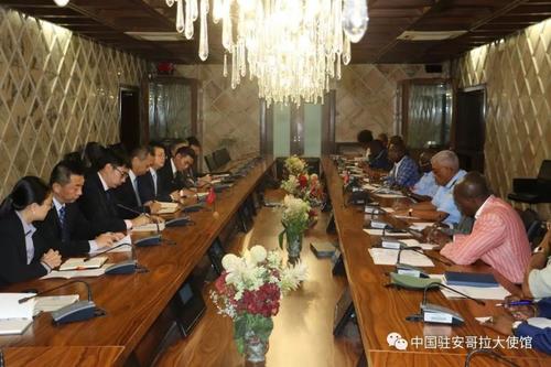 中国侨网座谈会现场。来源:中国驻安哥拉大使馆