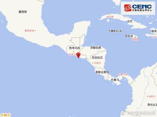 中国侨网图片来源：中国地震台网微博截图。