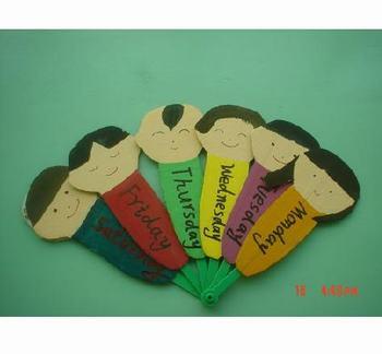 中国侨网-英文星期扇