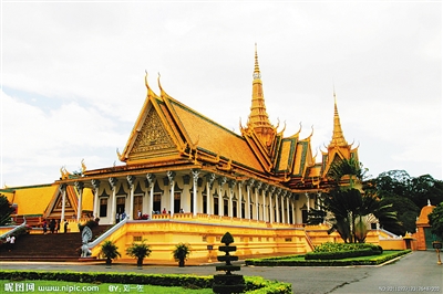 柬埔寨金边皇宫。（王海超