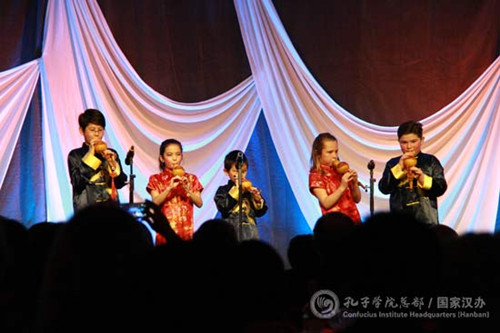 葫芦丝表演