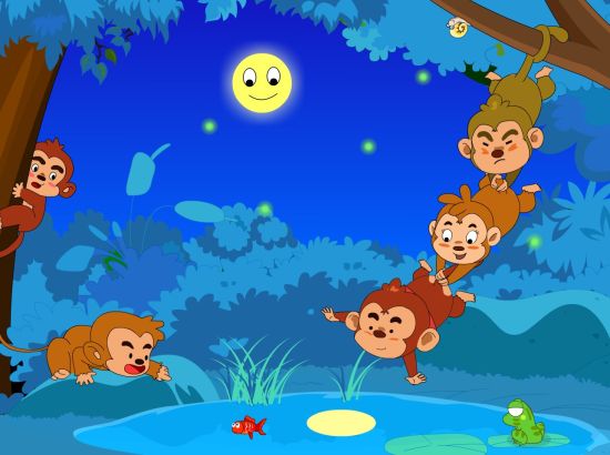 猴子捞月-中国侨网
