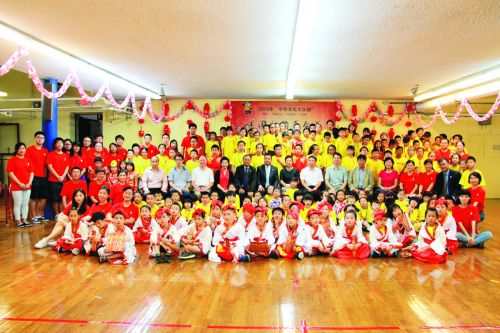 2016年“中华文化大乐园”美国纽约夏令营举行结业典礼。（侨报记者摄）
