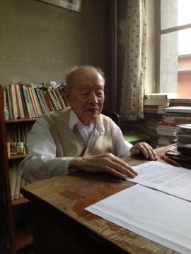 中国侨网资料图:周有光。图片来源:《华西都市报》