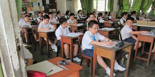 中国侨网资料图：学生上课场景 （马来西亚《诗华日报》）