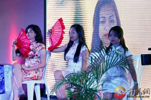 中国侨网菲律宾学生的精彩表演。（菲龙网）