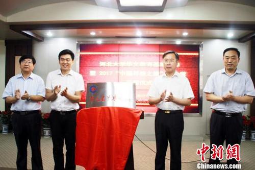 中国侨网18日，河北大学华文教育基地揭牌。　于俊亮　摄