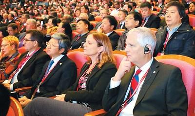 中国侨网第十二届全球孔子学院大会现场(国家汉办供图)