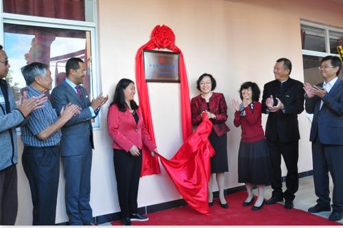中国侨网马达加斯加孔子小学“华文教育示范学校”揭牌仪式举行。
