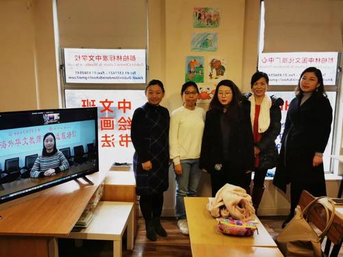 中国侨网远程培训(图片来源:中国华文教育基金会)