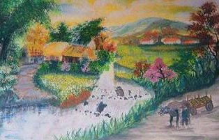 六年级风景画画作品图片大全